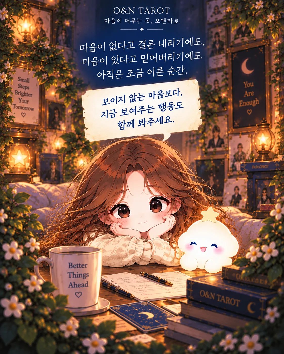 상대방 속마음에 달 카드가 나왔다면? 7번째 장면